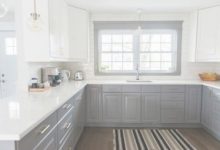 White And Grey Kitchen Cabinets