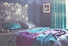 Turquoise And Purple Bedroom