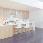 One Wall Kitchen Designs With An Island