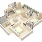 3 Bedroom Apartment Plan