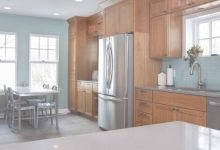 Oak Kitchen Cabinets Wall Color