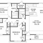 2 Bedroom House Floor Plans Open Floor Plan