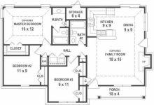 2 Bedroom House Floor Plans Open Floor Plan