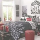 Red Black And White Teenage Bedroom
