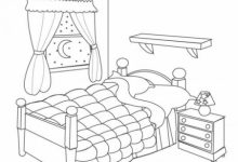 Coloring Pages Bedroom Furniture