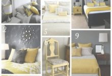 Grey Yellow Bedroom Decor