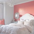 Coral And Grey Bedroom