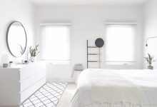 White Minimalist Bedroom