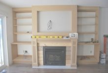 Built In Cabinets Beside Fireplace