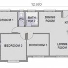 3 Bedroom 2 Bathroom House Plans South Africa
