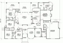 5 Bedroom House Plans 1 Story