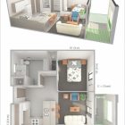 Small 1 Bedroom Apartment