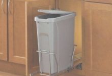 In Cabinet Trash Can With Lid