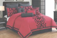 Red And Black Bedroom Set