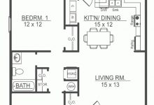 2 Bedroom Cabin Floor Plans