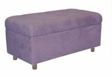 Purple Bedroom Storage Bench