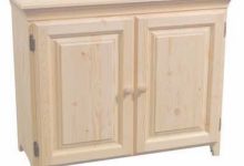 Unfinished Wood Storage Cabinets
