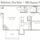 Average One Bedroom Apartment Size