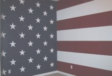 American Flag Themed Bedroom