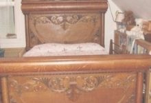 Antique Tiger Oak Bedroom Furniture