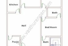 3 Bedroom House Plan With Vastu
