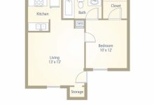 1 Bedroom Apartment Size