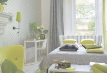 Grey And Green Bedroom