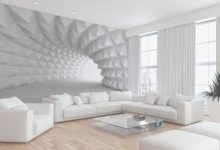 3D Effect Bedroom Wallpaper