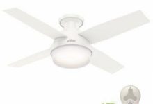 Low Profile Ceiling Fan With Light For Bedroom