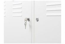 White Locker Cabinet