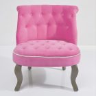 Small Pink Bedroom Chair