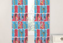 Elmo Bedroom Curtains