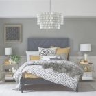 Navy And Gold Bedroom