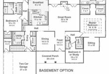 4 Bedroom House Plans With Basement
