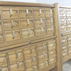 Library Catalog Cabinet