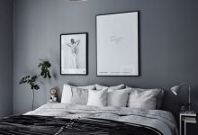 Dark Gray Walls In Bedroom