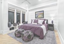 Black White And Purple Bedroom