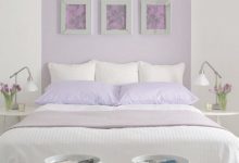 Purple And White Bedroom