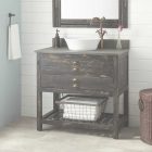 Distressed Wood Bathroom Vanity