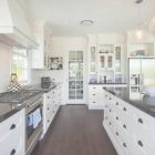 White Cabinets With Dark Granite