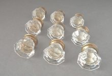 Antique Glass Cabinet Knobs