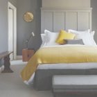 White And Mustard Bedroom