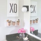 Pink Black And White Bathroom Decor