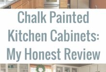 Painting Laminate Cabinets With Chalk Paint