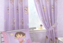 Childrens Lilac Bedroom Curtains