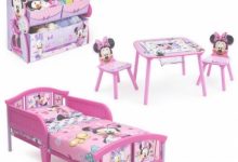 Disney Minnie Mouse Bedroom Set With Bonus Toy Organizer