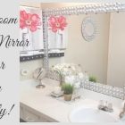 How To Decorate A Bathroom Mirror