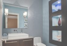 Modern Half Bathroom Design