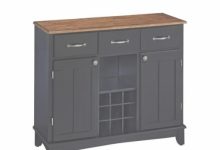 Black Wine Cabinet Buffet