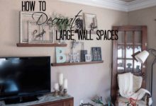How To Decorate A Large Wall In Living Room